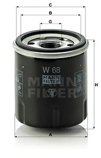 Oil Filter (W 68)