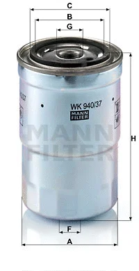 Fuel Filter (WK 940/37 x)