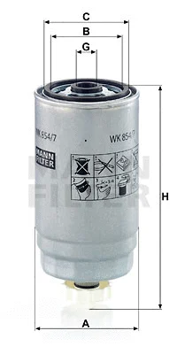 Fuel Filter (WK 854/7)