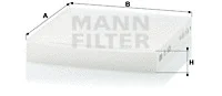 Filter, cabin air (CU 1835)