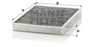 Filter, cabin air (CUK 2736-2)