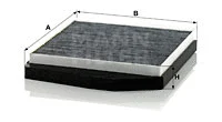 Filter, cabin air (CUK 2855/1)