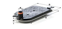 Hydraulic Filter, automatic transmission (H 2826 KIT)