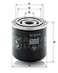 Hydraulic Filter, automatic transmission (WD 920/3)