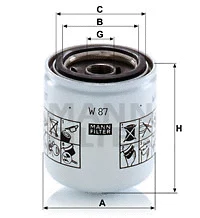 Oil Filter (W 87)