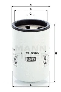Coolant Filter (WA 956/3)