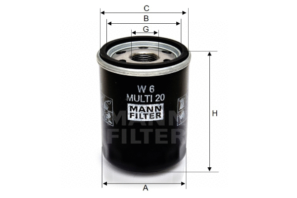 Oil Filter (W 6 MULTI 20)