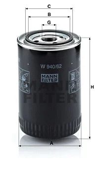Oil Filter (W 940/62)