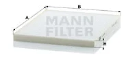 Filter, cabin air (CU 2434)