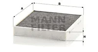 Filter, cabin air (CUK 26 010)