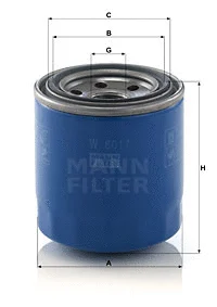 Oil Filter (W 8017)