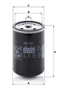 Fuel Filter (WK 731)