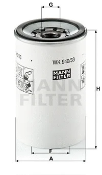 Fuel Filter (WK 940/33 x)