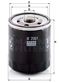 Oil Filter (W 7061)