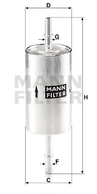 Fuel Filter (WK 614/46)
