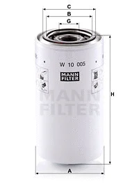 Oil Filter (W 10 005)