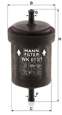 Fuel Filter (WK 613/1)
