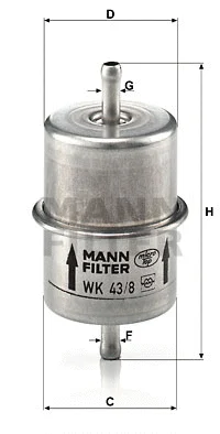 Fuel Filter (WK 43/8)