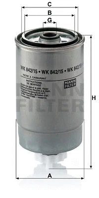 Fuel Filter (WK 842/15)