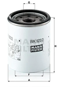 Fuel Filter (WK 923/2 x)