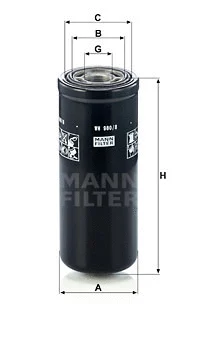 Hydraulic Filter, automatic transmission (WH 980/8)