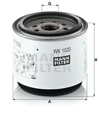 Fuel Filter (WK 1020 x)