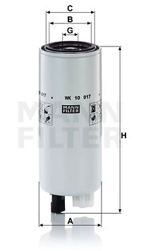 Fuel Filter (WK 10 017 x)