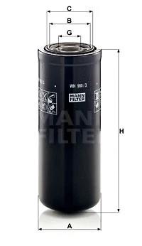 Oil Filter (WH 980/3)