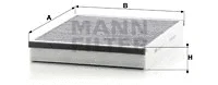 Filter, cabin air (CUK 25 007)