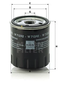 Oil Filter (W 712/42)