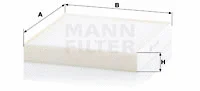 Filter, cabin air (CU 22 028)