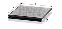 Filter, cabin air (CUK 2734)