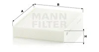 Filter, cabin air (CU 25 001)