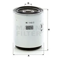 Fuel Filter (WK 1142/2 x)