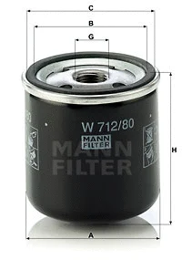 Oil Filter (W 712/80)