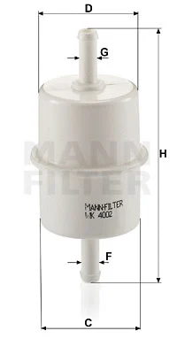 Fuel Filter (WK 4002)