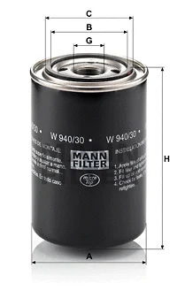 Oil Filter (W 940/30)
