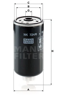 Fuel Filter (WK 724/6)