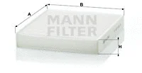 Filter, cabin air (CU 2440)