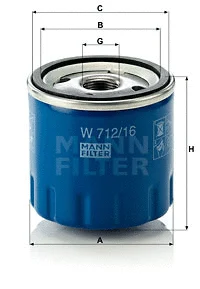 Oil Filter (W 712/16)