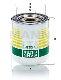 Air Dryer Cartridge, compressed-air system (TB 1374/13 x)