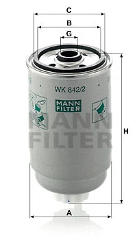 Fuel Filter (WK 842/2)