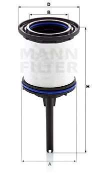Fuel Filter (PU 7008 z KIT)