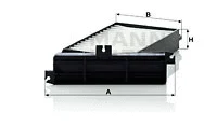Filter, cabin air (CU 2709)