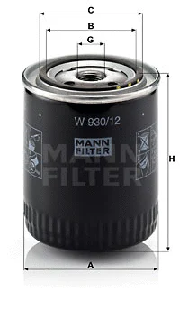Oil Filter (W 930/12)