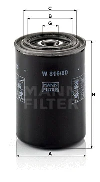 Oil Filter (W 816/80)