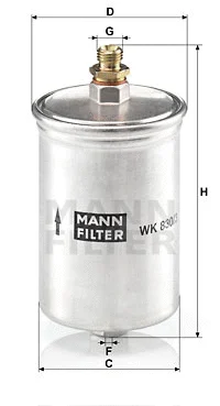 Fuel Filter (WK 830/3)