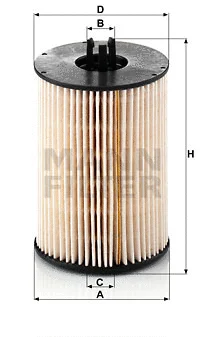 Fuel Filter (PU 821 x-2)
