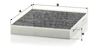 Filter, cabin air (CUK 2252)