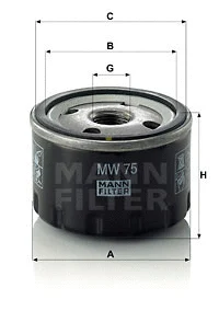 Oil Filter (MW 75)